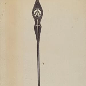 Iron Fork, c. 1937. Creator: Frank Eiseman