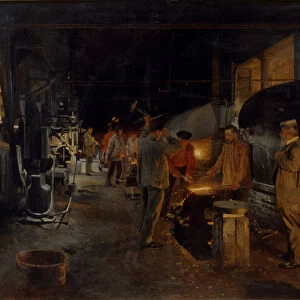 Ironworks, 1902. Artist: Shilder, Andrei Nikolayevich (1861-1919)