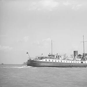 The Isle of Wight ferry Vecta, 1939. Creator: Kirk & Sons of Cowes