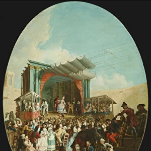 An Italian Comedy in Verona, 1772. Creator: Marco Marcola