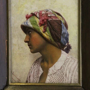 The Italian Girl, 1880. Artist: Bronnikov, Feodor Andreyevich (1827-1902)