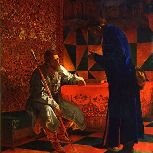 Ivan IV and Malyuta Skuratov, 1870. Artist: Grigori Sedov