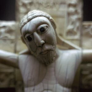 Detail of an ivory crucifix