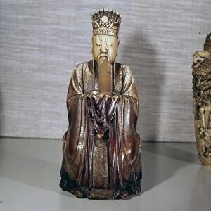Ivory Figure of Tien Kuan, Master of Heaven, Ming Dynasty, 1368-1644