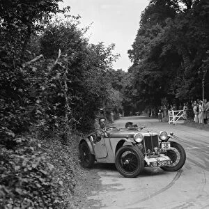 JA Bastocks MG PA, winner of a silver award at the MCC Torquay Rally, July 1937
