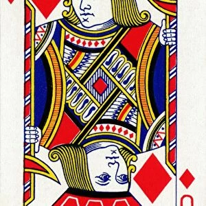Jack of Diamonds from a deck of Goodall & Son Ltd. playing cards, c1940