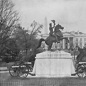 Jackson Statue, Lafayette Square, Washington, D. C. c1897. Creator: Unknown