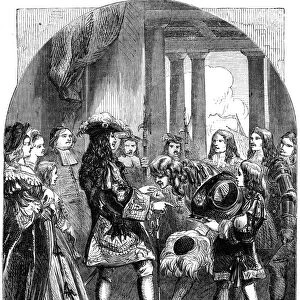 James II taking leave of Louis XIV of France, 1689