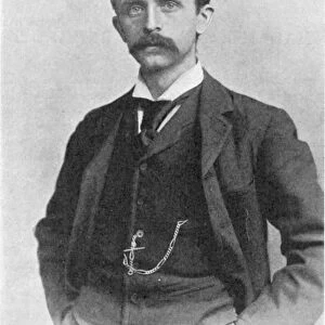 James Matthew Barrie (1860-1937), Scottish playwright and novelist, c1895