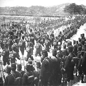 Japanese troops, Korea, c1900