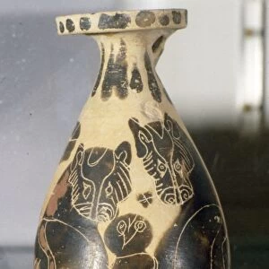 Jar with design of Owl and Panthers, Corinthian Style, 7th century BC