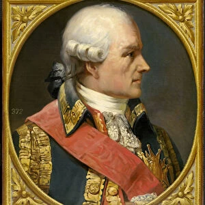 Jean Baptiste de Rochambeau, mid-19th century. Creator: Joseph-DesireCourt