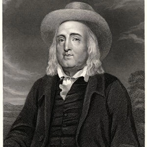 Jeremy Bentham, 19th century. Artist: James Posselwhite