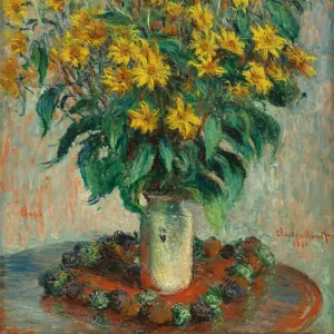 Jerusalem Artichoke Flowers, 1880. Creator: Claude Monet