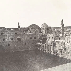 Jerusalem, Birket-Hammam-el-Batrak, 1854. Creator: Auguste Salzmann
