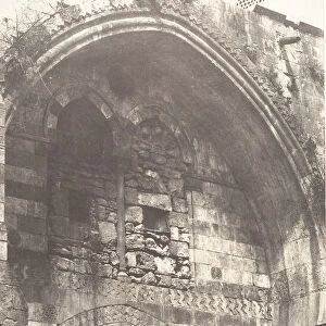 Jerusalem, Palais de rois de Jerusalem, Entree principale, 1854