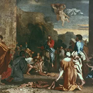 Jesus enters Jerlusalem, c1630. Artist: Nicolas Poussin