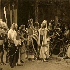 Jesus before Herod, 1922. Creator: Henry Traut