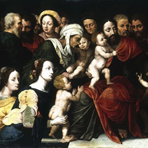 Jesus with the Little Children, c1559-1589. Artist: Vincent Sellaer