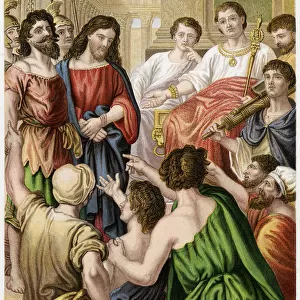 Jesus before Pilate, mid 19th century