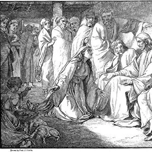 Jesus speaking with the woman of Canaan, 1865