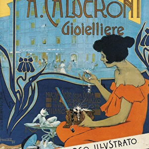 Jeweller A. Calderoni (A. Calderoni Gioielliere), Milano, 1898. Artist: Hohenstein, Adolfo (1854-1928)