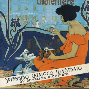 Jeweller A. Calderoni (A. Calderoni Gioielliere), Milano, 1898. Artist: Hohenstein, Adolfo (1854-1928)