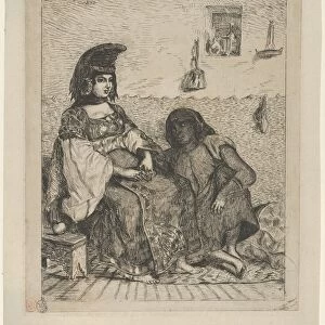 A Jewish Bride in Tangier, 1833. 1833. Creator: Eugene Delacroix
