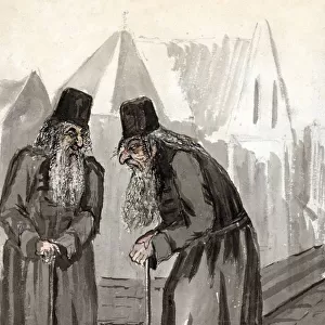 Jews in Cracow, c. 1862
