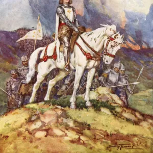 Joan of Arc, The Country girl who led a king to victory, 20th century. Artist: C Dudley Tennant