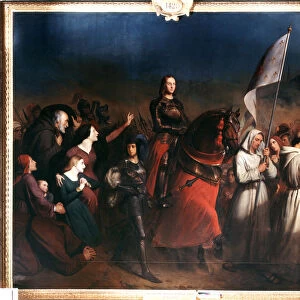 Joan of Arcs entry into Orleans, Evening of the Liberation of the Town, 8 May 1429 (c1818-1862). Artist: Henry Sheffer