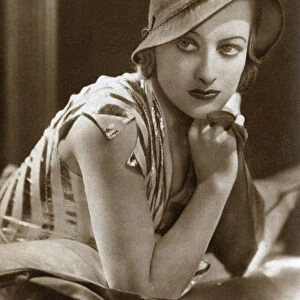 Joan Crawford, American actress, 1933
