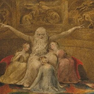 Job and His Daughters, 1799 / 1800. Creator: William Blake