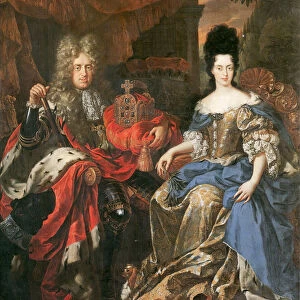 Johann Wilhelm II, Elector Palatine and Duchess Anna Maria Luisa de? Medici, 1708. Artist: Douven, Jan Frans van (1656-1727)