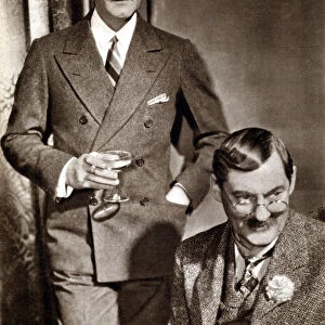 John (1882-1942) and Lionel (1878-1954) Barrymore, American stage and screen actors