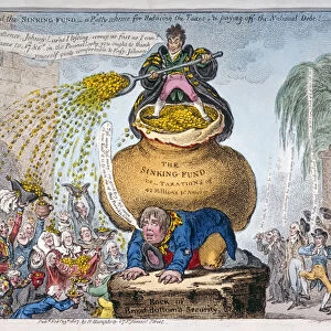 John Bull and the sinking fund, 1807. Artist: James Gillray