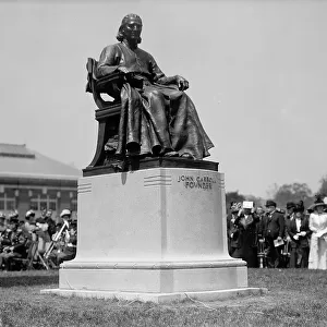 John Carroll, Statue At Georgetown University, Dedicated May 4, 1912, 1912 May 4. Creator: Harris & Ewing. John Carroll, Statue At Georgetown University, Dedicated May 4, 1912, 1912 May 4. Creator: Harris & Ewing