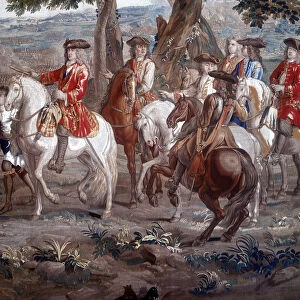 John Churchill, Duke of Marlborough (1650-1722) English soldier, at Battle of Blenheim, 1704