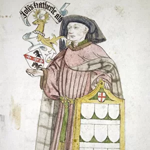John Hatherle, Lord Mayor 1442-1443, in aldermanic robes, c1450