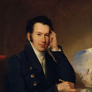 John Haviland, 1828. Creator: John Neagle