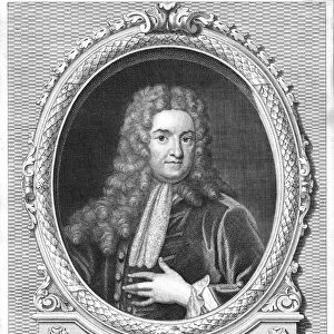 John Radcliffe, English physician, 1747. Artist: Pierre Fourdrinier