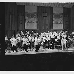 Johnny Dankworth and London Symphony Orchestra, Barbican, London, 1986. Artist: Brian O Connor