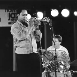 Jon Faddis, American jazz trumpeter, North Sea Jazz Festival, The Hague, Holland, c1991