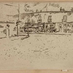 Jubilee Place, Chelsea, 1887. Creator: James Abbott McNeill Whistler