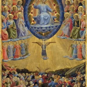 The Last Judgment (Winged Altar, Central Panel), Early 15th century. Artist: Botticelli, Sandro (1445-1510)