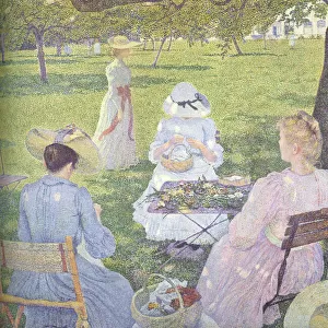 In July - before noon or The orchard, 1890