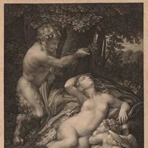 Jupiter and Antiope. Creator: Pierre Audouin (French, 1768-1822)