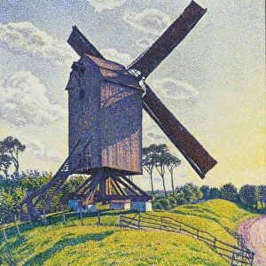 Kalf Mill in Knokke or Windmill in Flanders, 1894