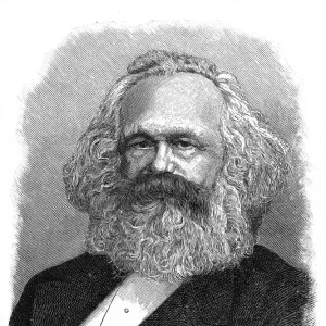 Karl Marx, 19th century German political, social and economic theorist