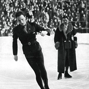 Karl Schafer, Austrian figure skater, Winter Olympic Games, Garmisch-Partenkirchen, Germany, 1936